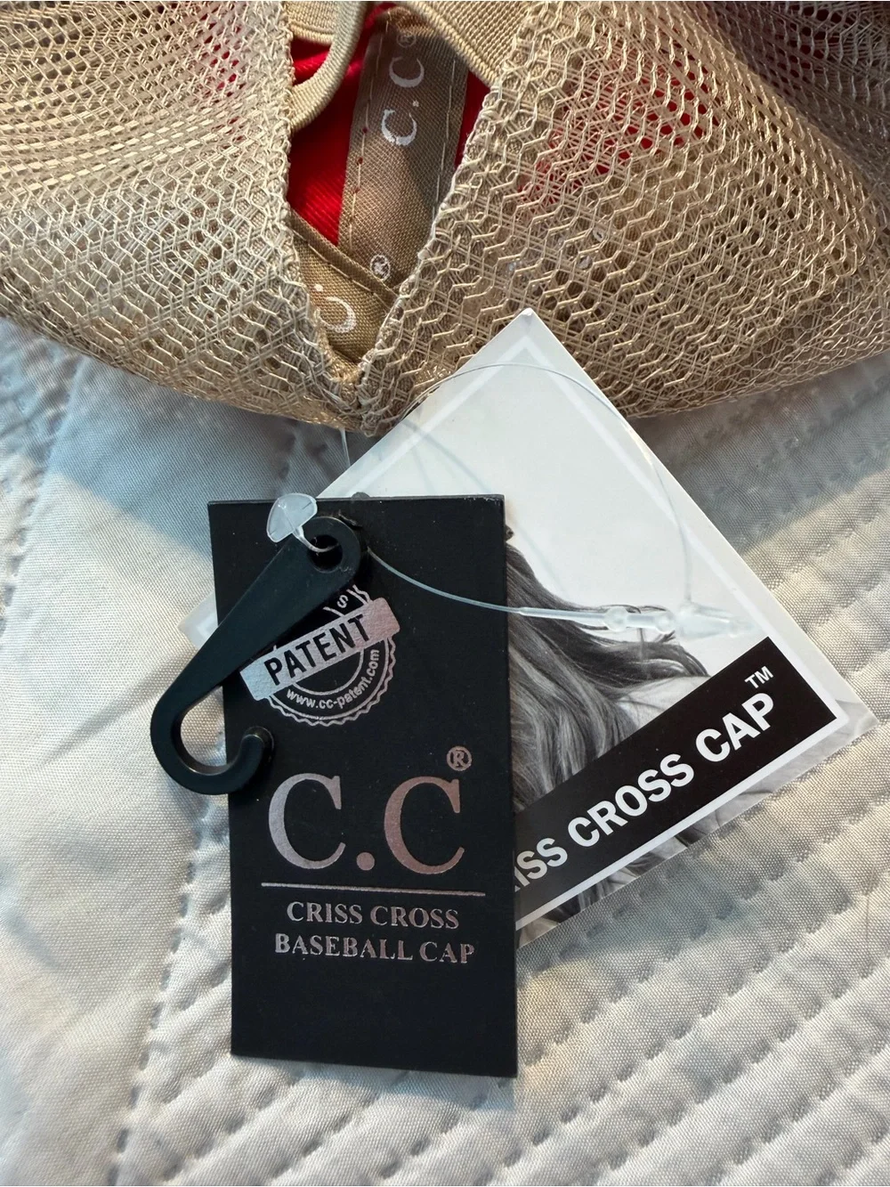 Happy Camper Baseball Cap NWT Distressed & Cute